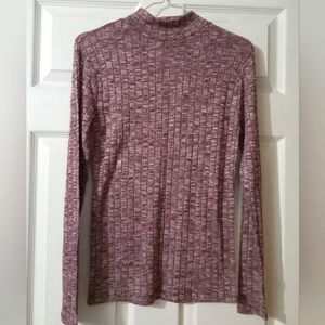 American Dream Semi Sheer Knit Sweater Long Sleeve Pullover Size M